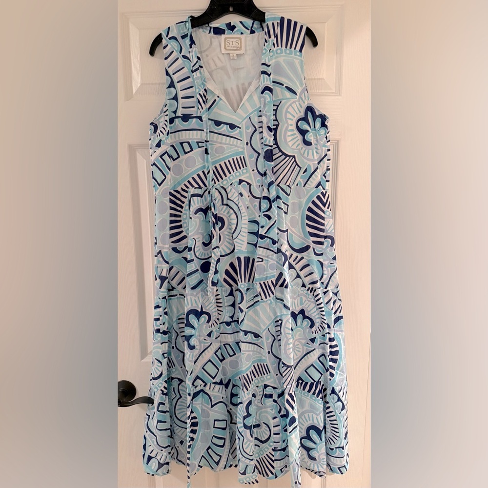STS Blue Patterned Dress